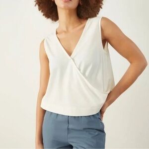 ADAY Twist and Chill Wrap Top